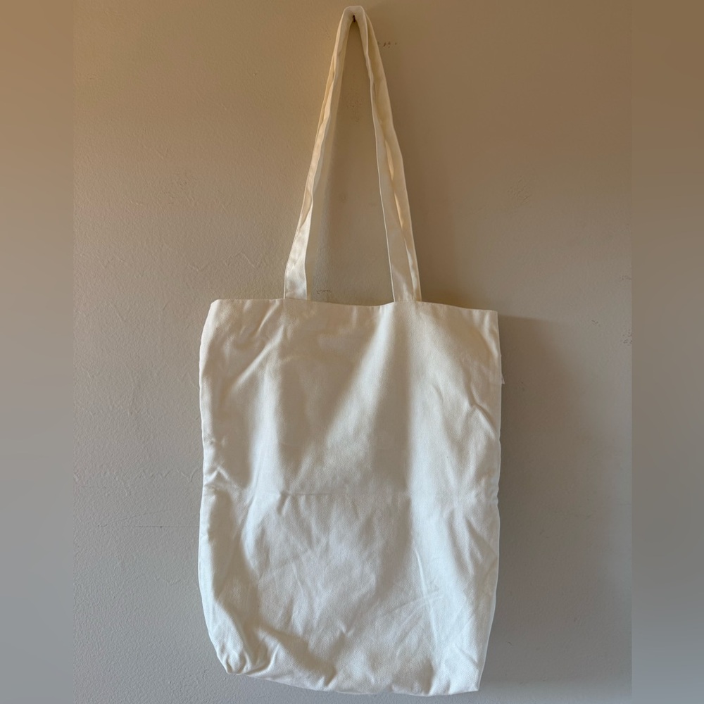 Saatva White Tote Bag